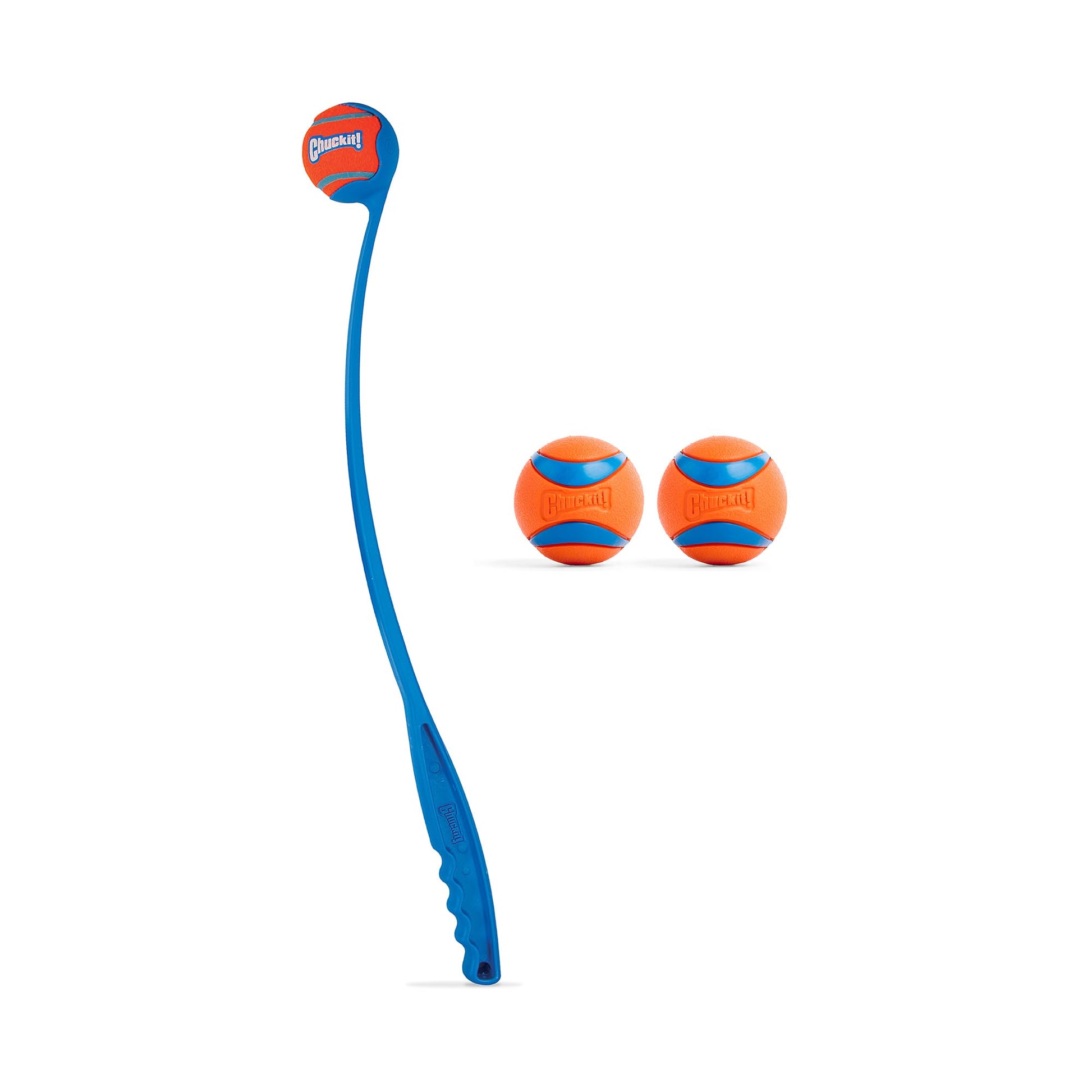 Chuckit! Classic 26M Dog Ball Launcher, 26" Long Handle Compatible with Medium (2.5") Balls, Pet Fetch Thrower Toys, For Dogs 20-60 Pounds, Made in USA, Comes with 1 Medium Ultra DogBall