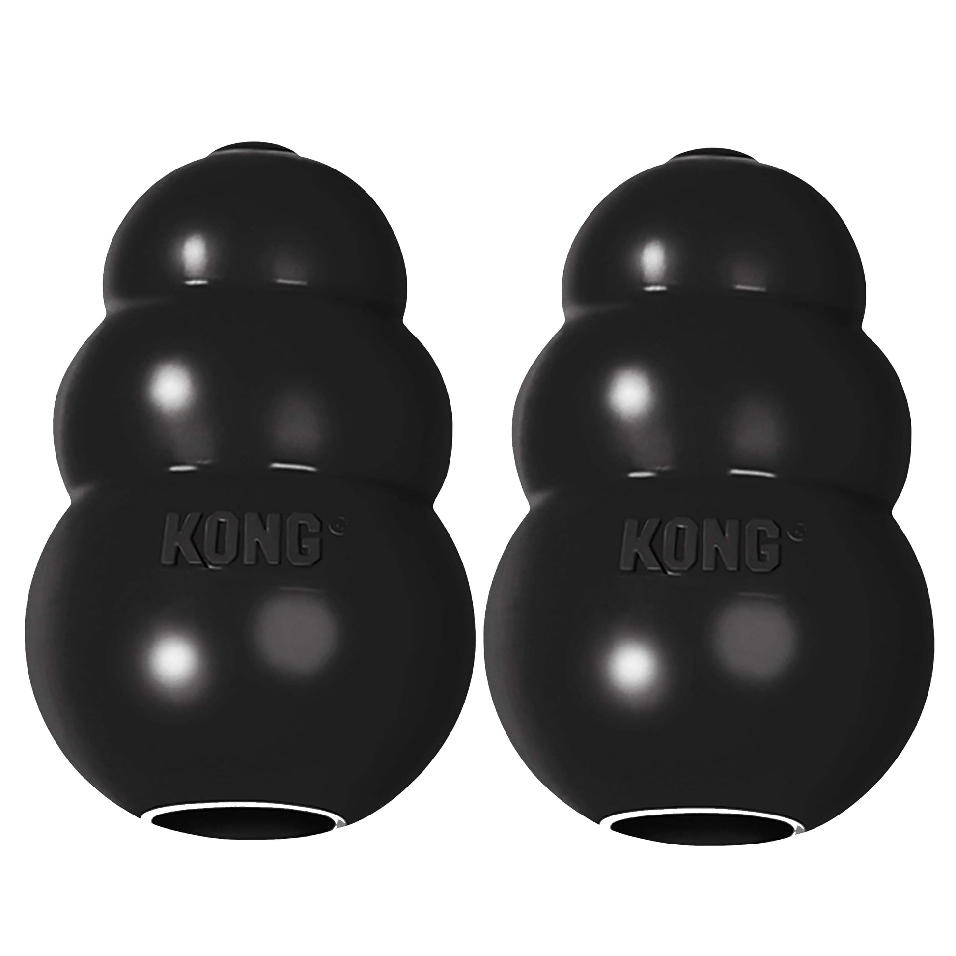 KONG Extreme Dog Toy, Durable Natural Rubber Chew, for Large Dogs | Treat-Filling Chew & Fetch Toy with Erratic Bounce, Made from KONG's Most Durable Natural Rubber for Power Chewers