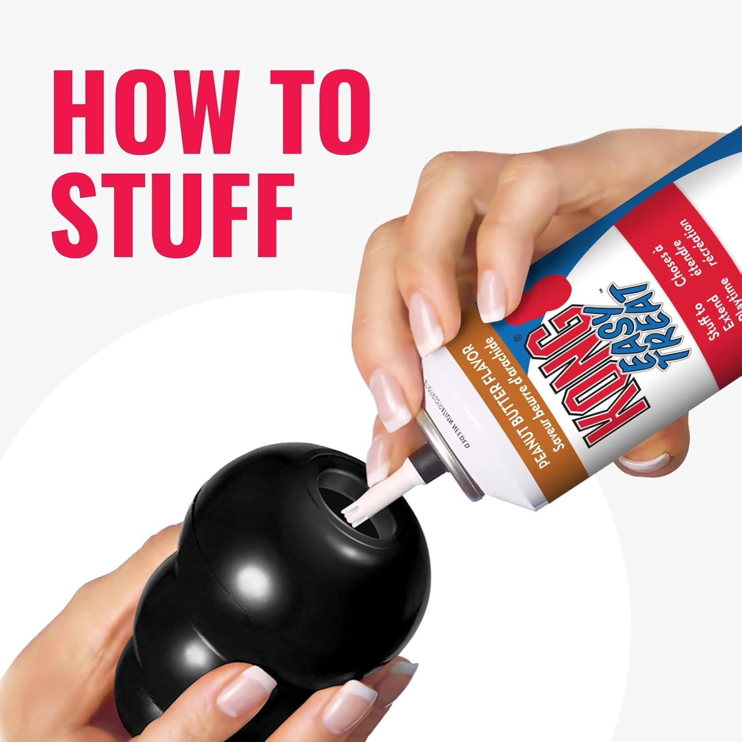 KONG Extreme Dog Toy, Durable Natural Rubber Chew, for Large Dogs | Treat-Filling Chew & Fetch Toy with Erratic Bounce, Made from KONG's Most Durable Natural Rubber for Power Chewers
