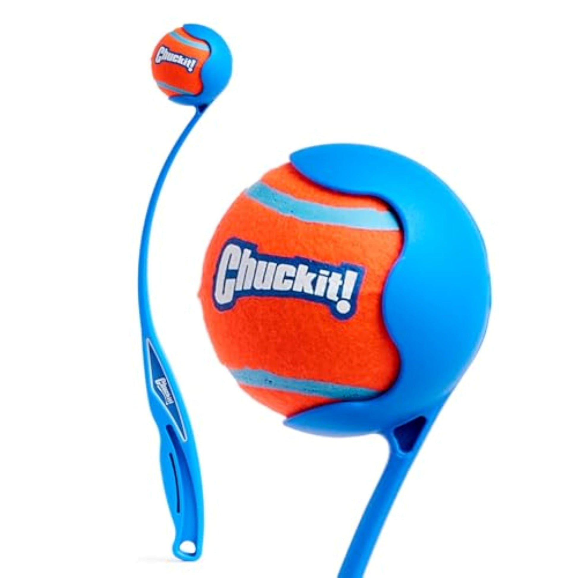 Chuckit! Classic 26M Dog Ball Launcher, 26" Long Handle Compatible with Medium (2.5") Balls, Pet Fetch Thrower Toys, For Dogs 20-60 Pounds, Made in USA, Comes with 1 Medium Ultra DogBall