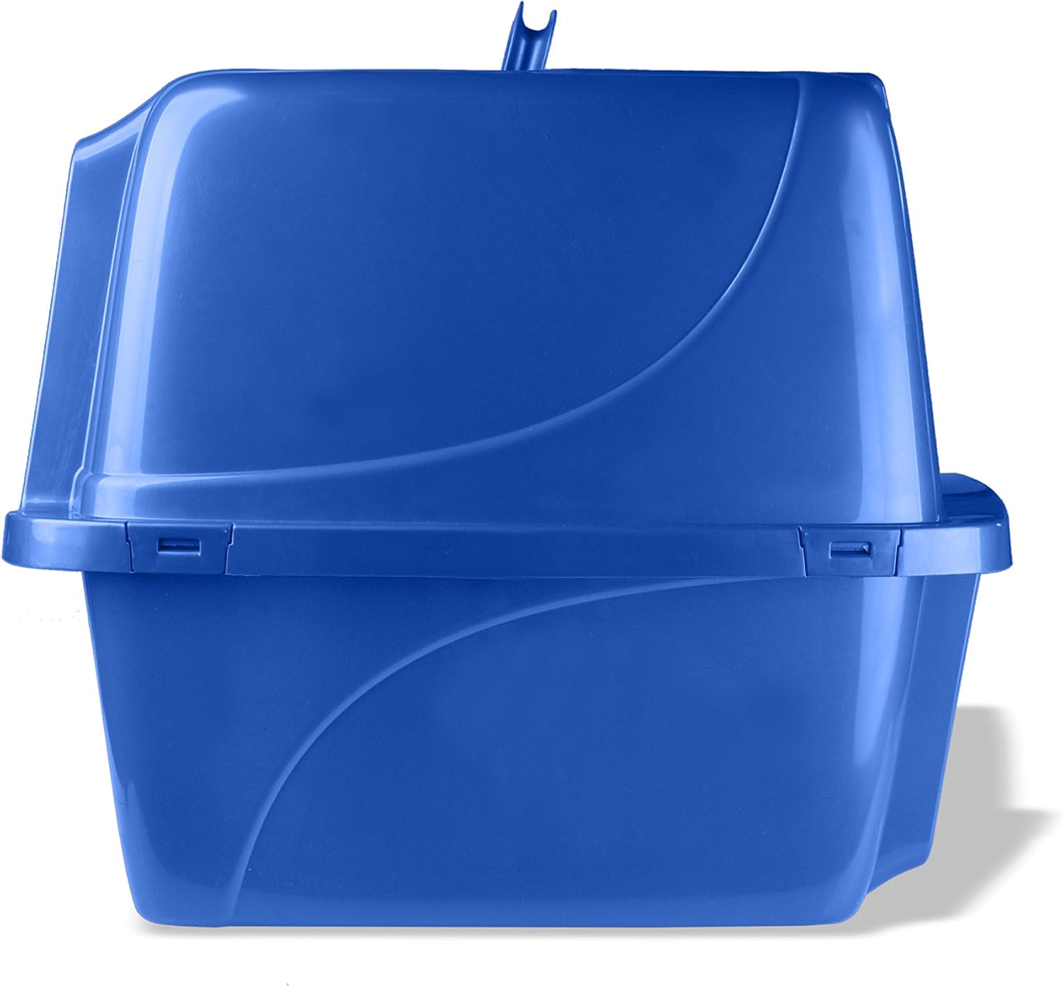 Van Ness Pets Odor Control Extra Large, Giant Enclosed Cat Pan with Odor Door, Hooded, Blue, CP7