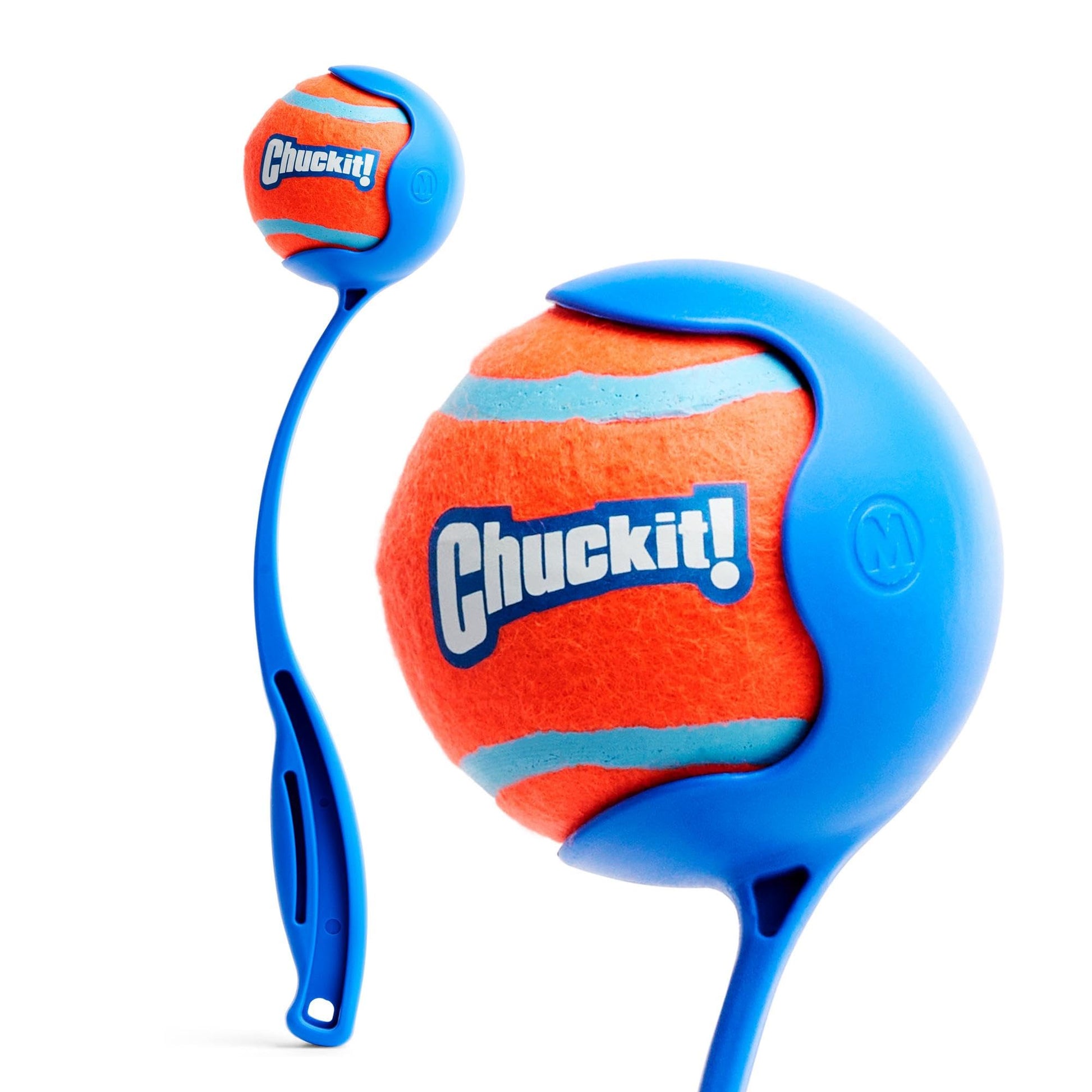 Chuckit! Classic 26M Dog Ball Launcher, 26" Long Handle Compatible with Medium (2.5") Balls, Pet Fetch Thrower Toys, For Dogs 20-60 Pounds, Made in USA, Comes with 1 Medium Ultra DogBall