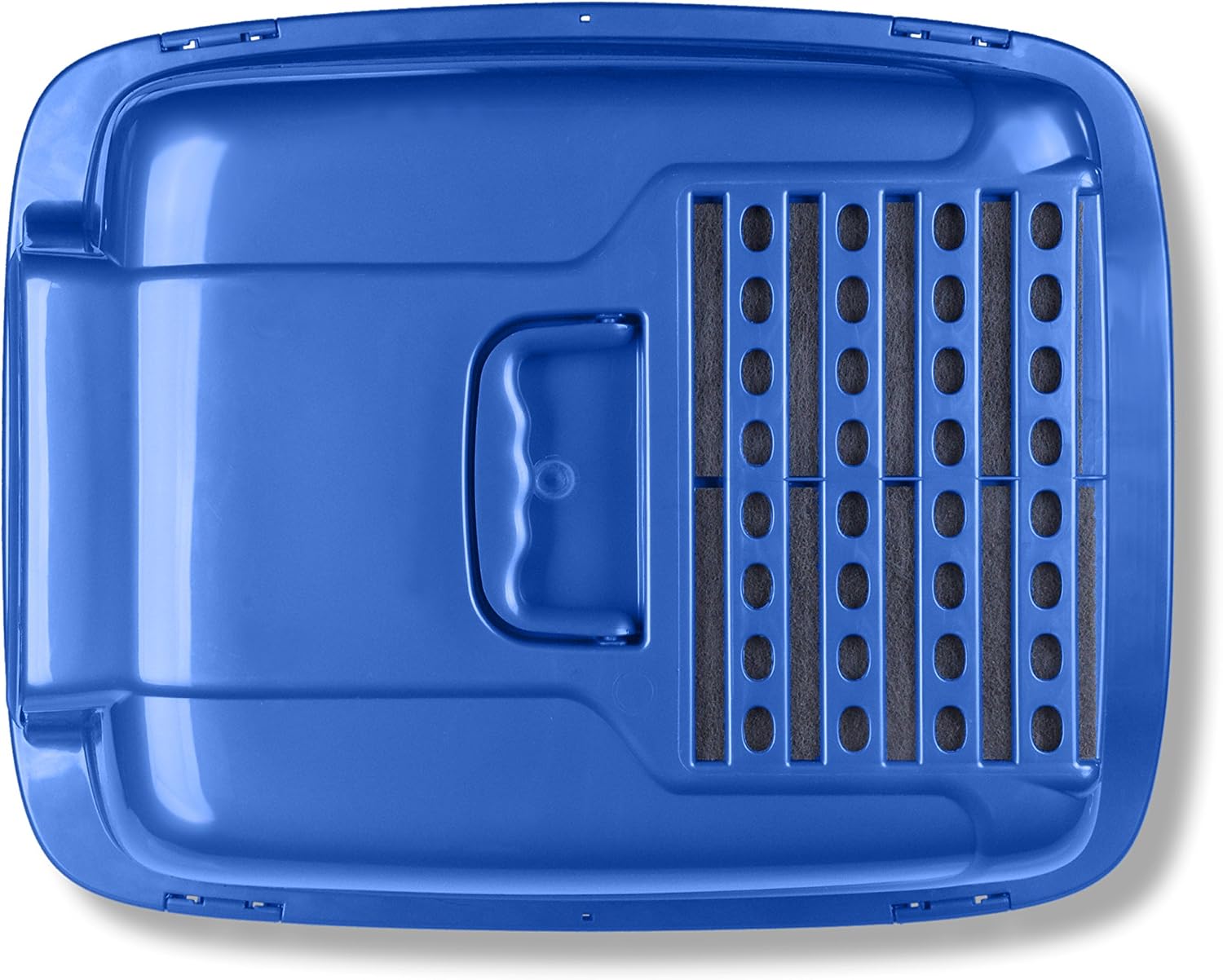 Van Ness Pets Odor Control Extra Large, Giant Enclosed Cat Pan with Odor Door, Hooded, Blue, CP7